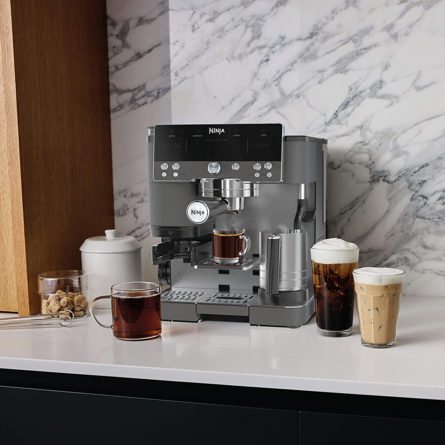 cafetera expreso ninja luxe café premier es601ukgm