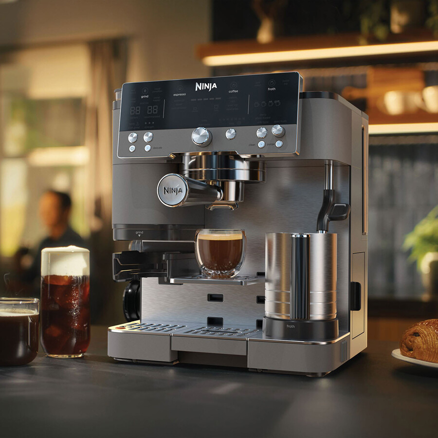 cafetera expreso ninja luxe café premier es601ukgm