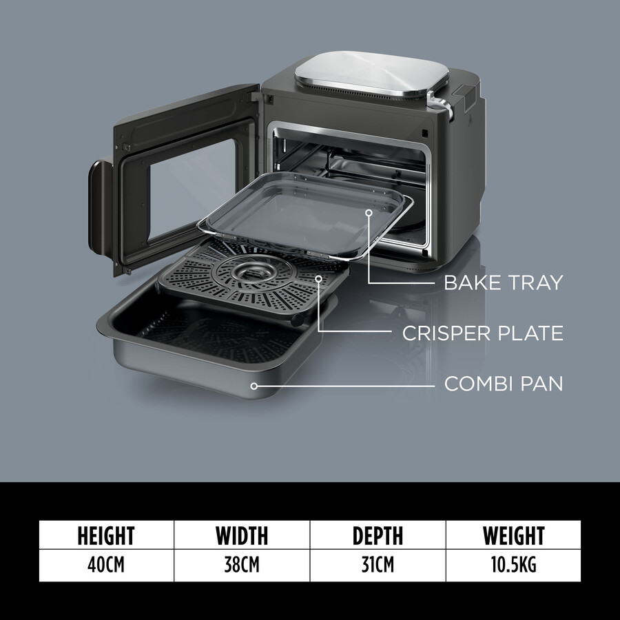 ninja combi 12 en 1 multicocina horno y freidora de aire sfp700uk