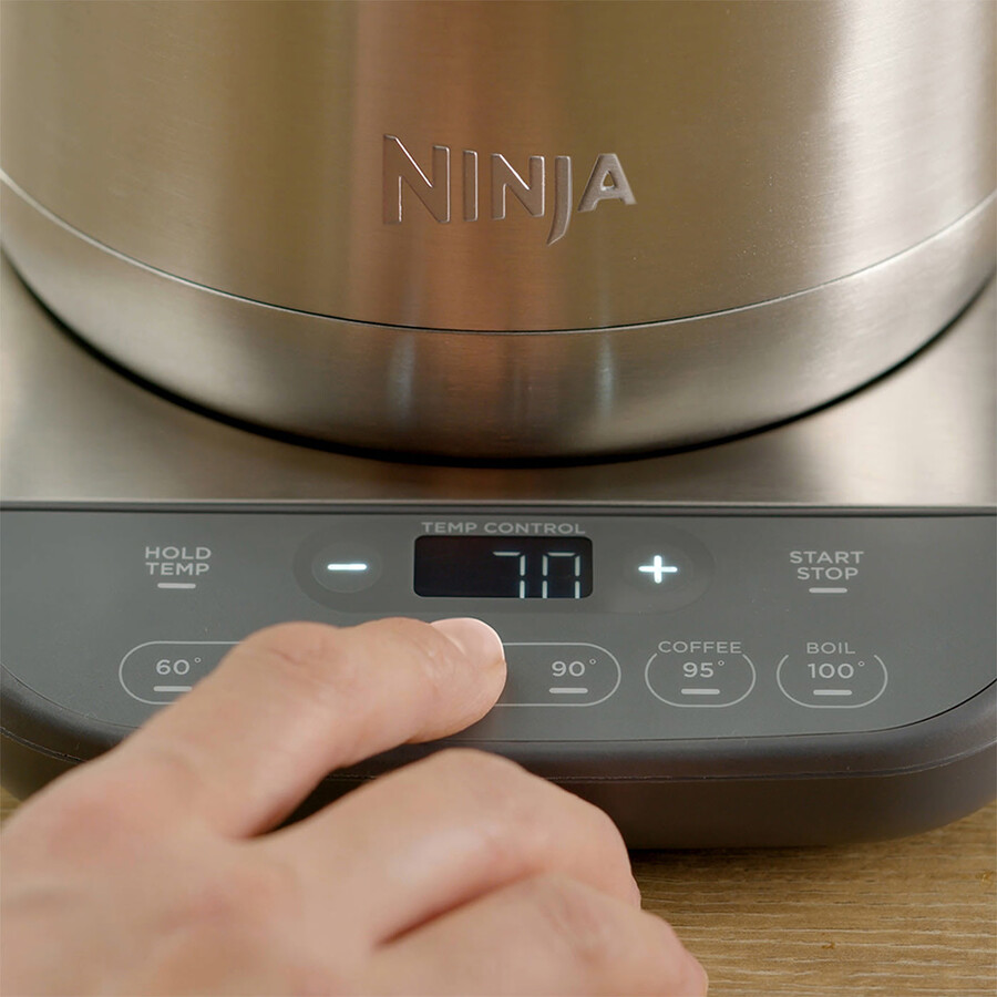 hervidor ninja de acero inoxidable con temperatura perfecta y ebullición rápida – kt201uk