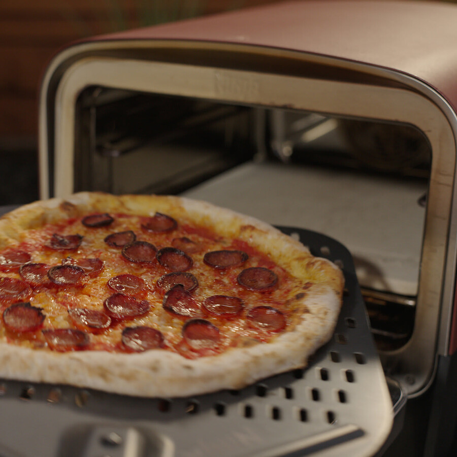 horno eléctrico de exterior ninja woodfire pizzera artesanal y ahumador de barbacoa oo101uk