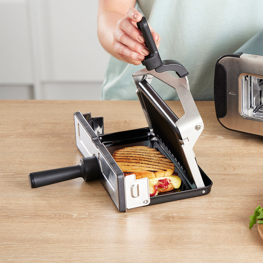 tostadora parrilla y prensa para paninis ninja foodi 3 en 1 negra st200uk