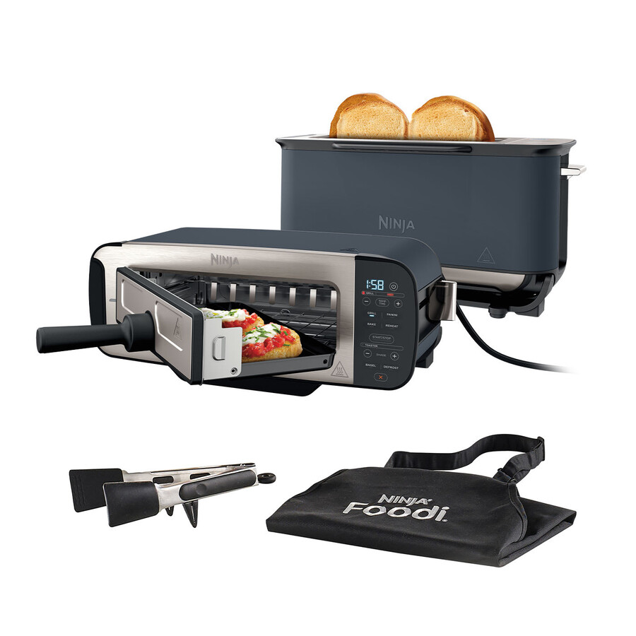 tostadora parrilla y prensa para paninis 3 en 1 ninja foodi - cyber space st200ukcyd