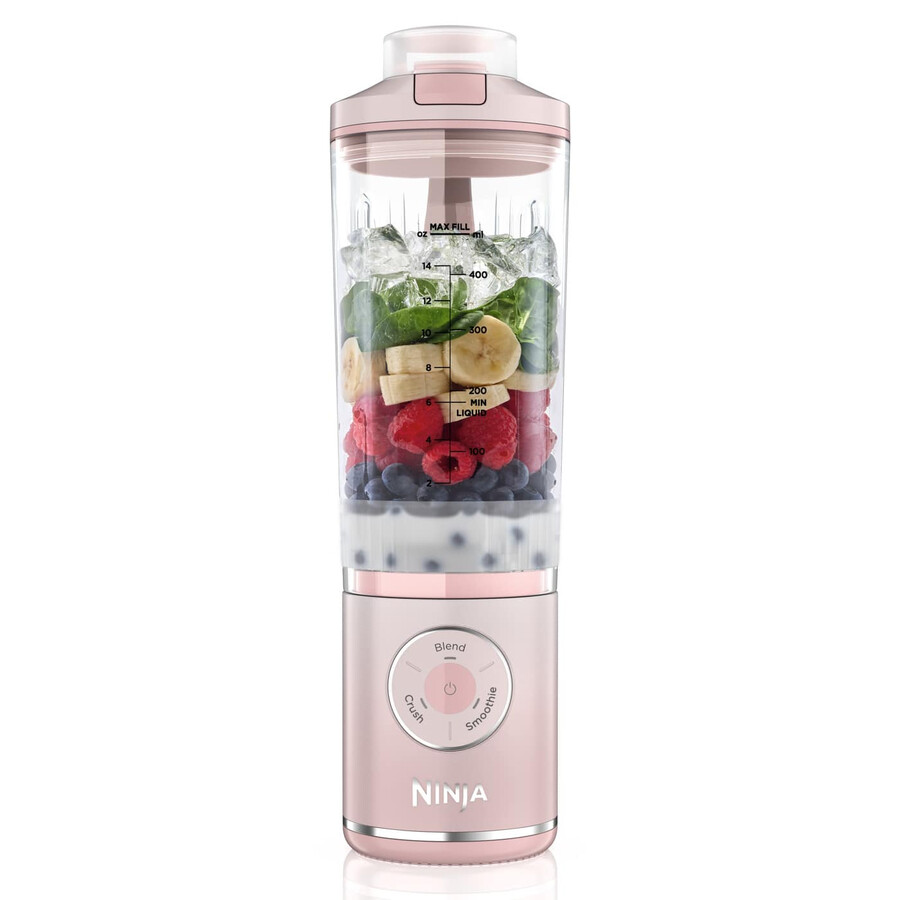licuadora portátil ninja blast max - rosa empolvado bc251ukpk