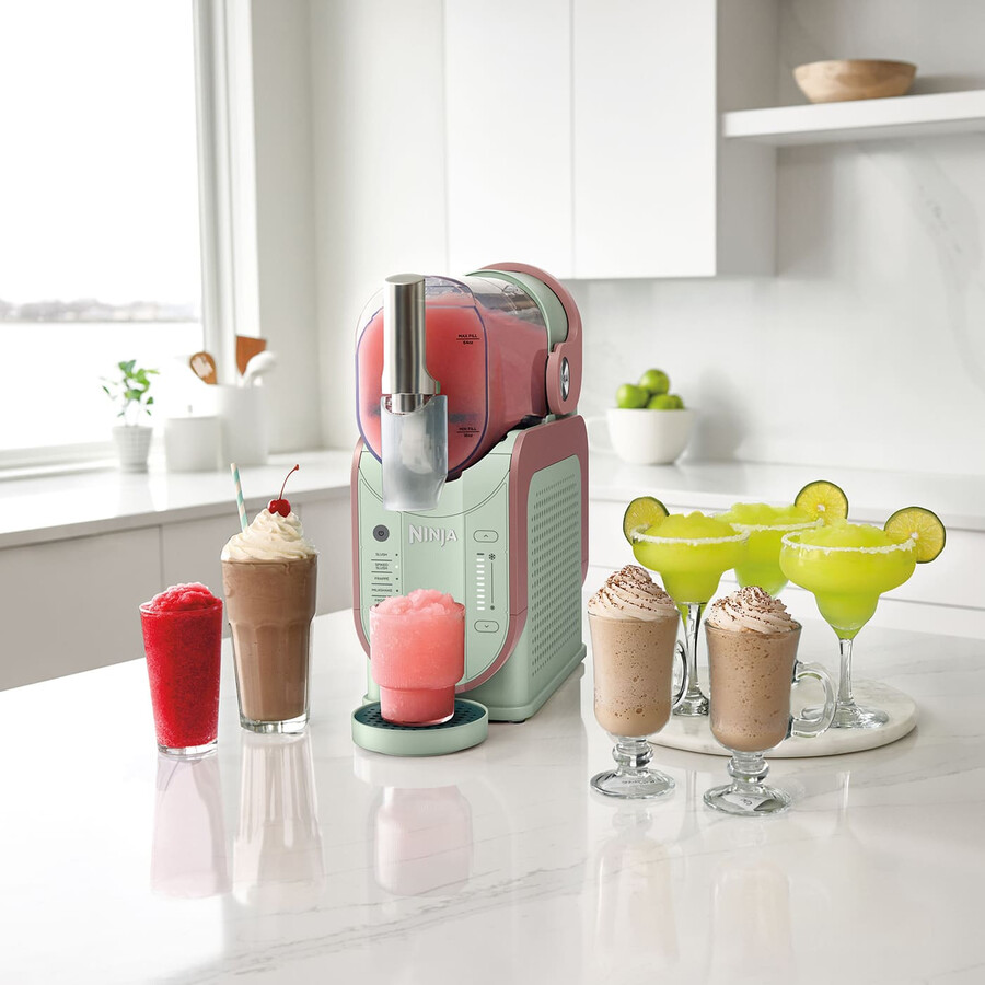 máquina para preparar bebidas heladas ninja slushi - matcha de fresa escarchada fs301ukmtpk
