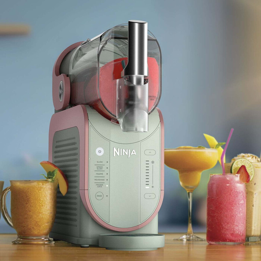 máquina para preparar bebidas heladas ninja slushi - matcha de fresa escarchada fs301ukmtpk