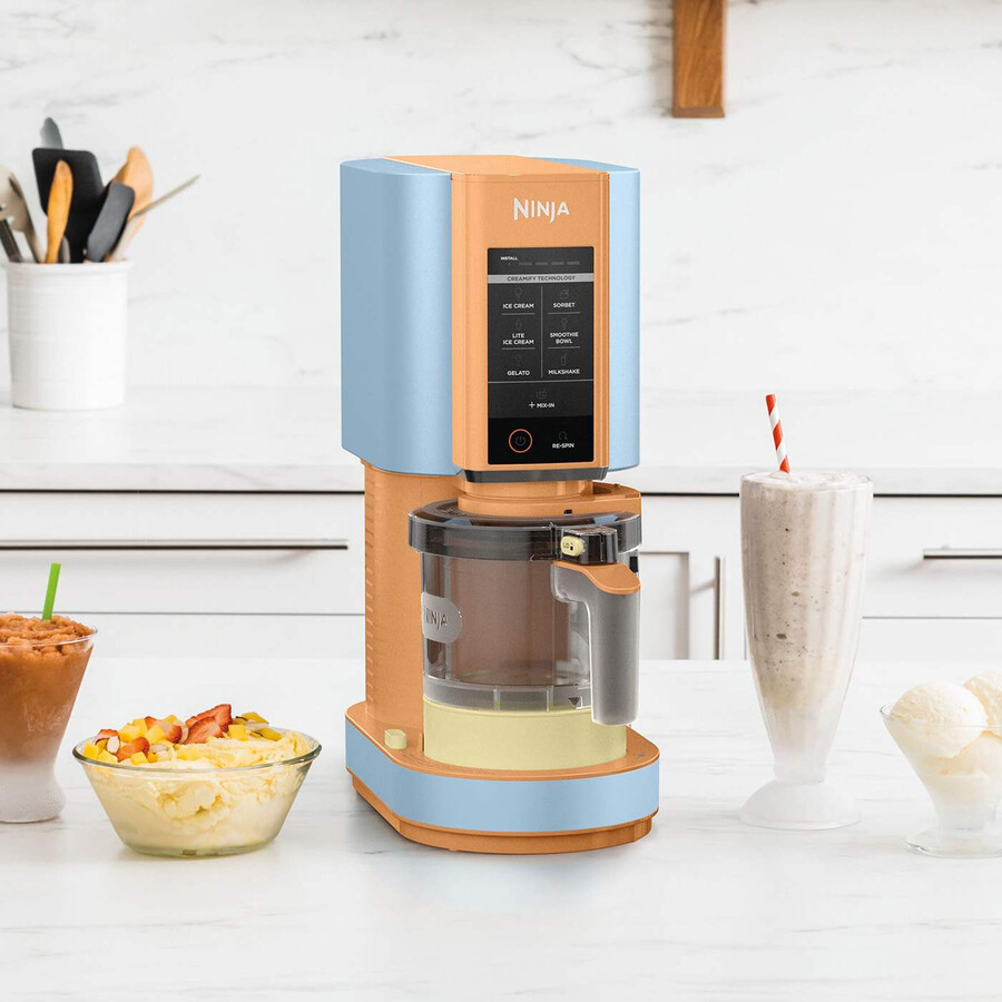 máquina para hacer helados y postres helados ninja creami - arándanos y albaricoques azucarados nc300ukaopl