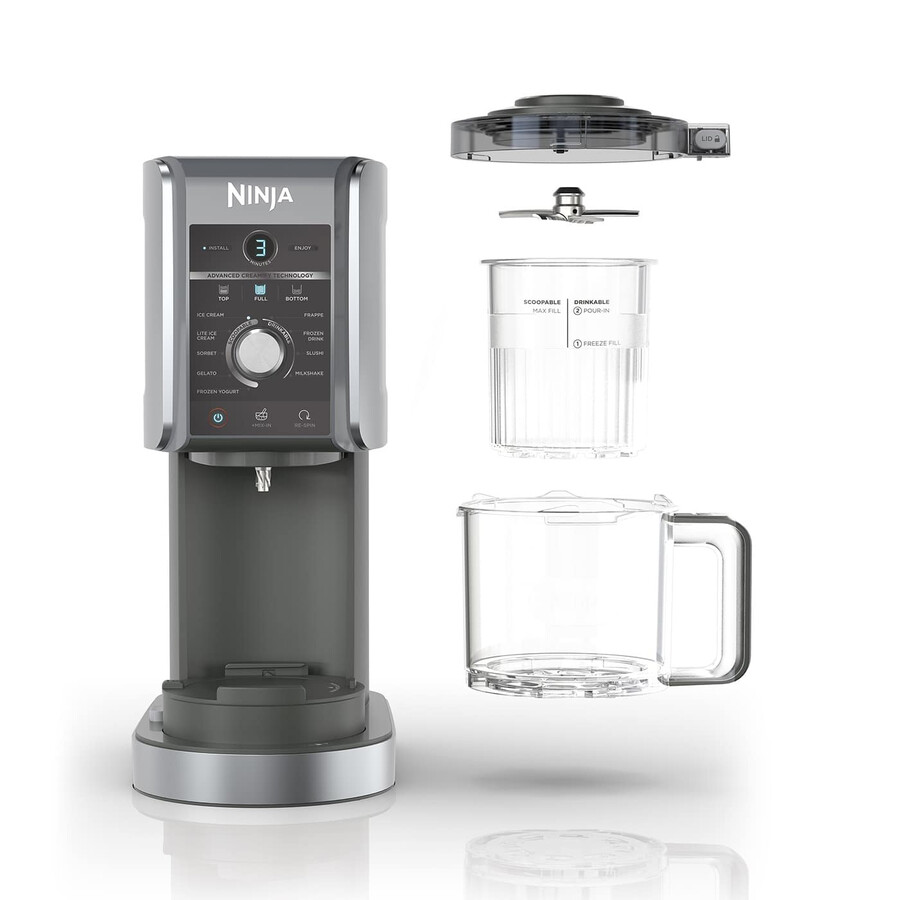 máquina para hacer helados y bebidas congeladas ninja creami deluxe 10 en 1 nc501uk