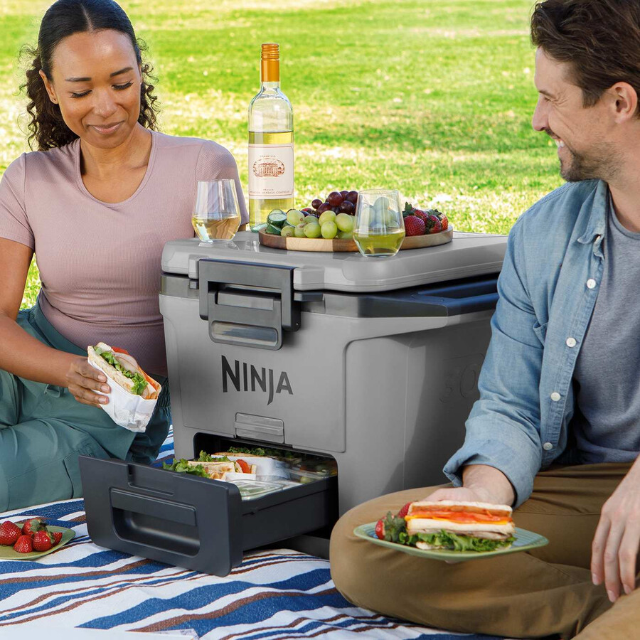 nevera rígida ninja frostvault 30qt28l - gris pizarra fb131ukgy