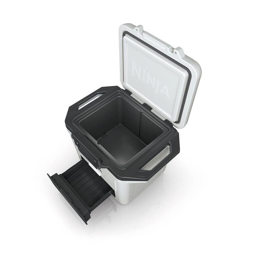 nevera portátil ninja frostvault de 30 cuartos28 litros - blanco nube fb131ukwh