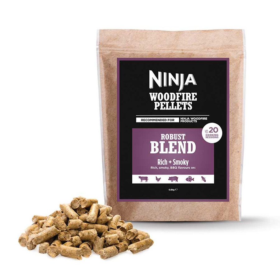 pellets de leña ninja woodfire mezcla robusta 900 g