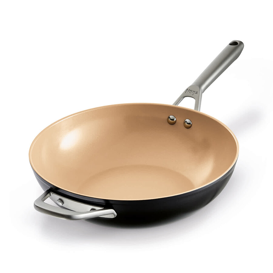 wok de cerámica ninja de 28 cm de larga duración cw90928uk