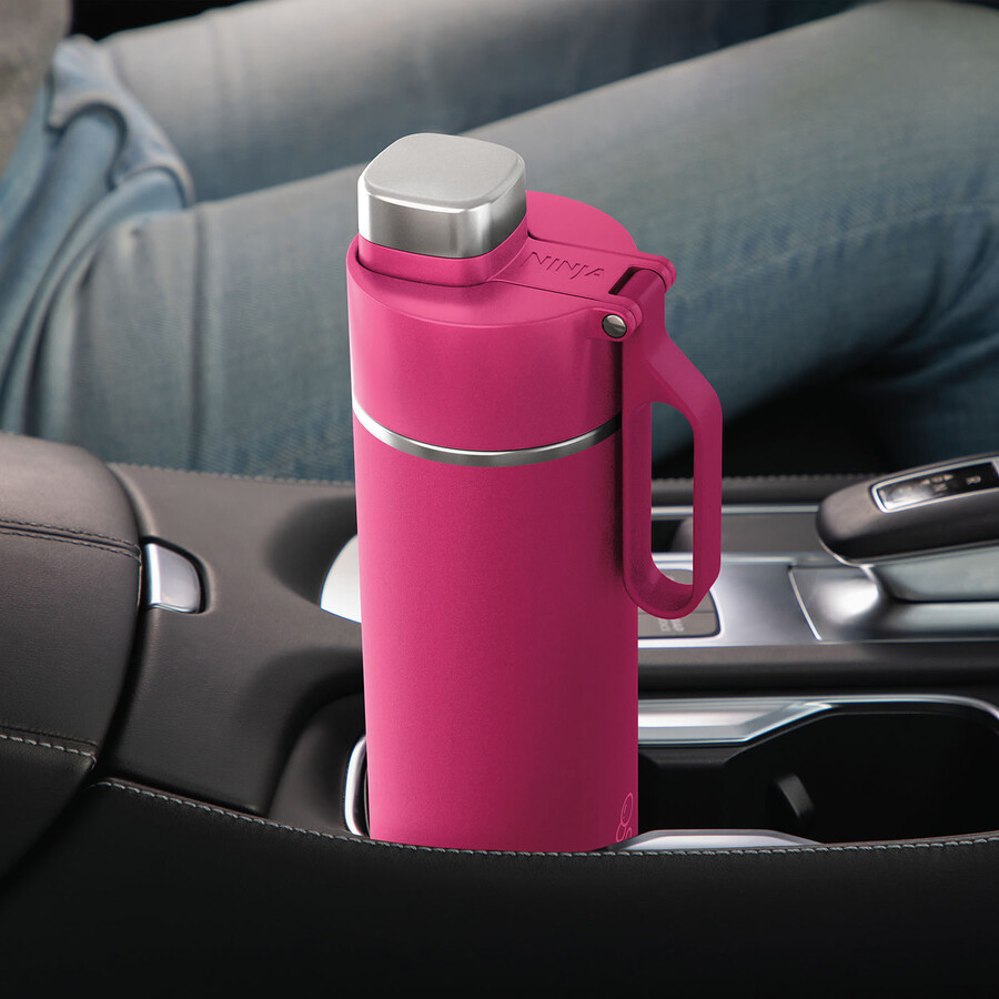 botella de viaje ninja thirsti de 530 ml – rosa intenso dw1801euukbp